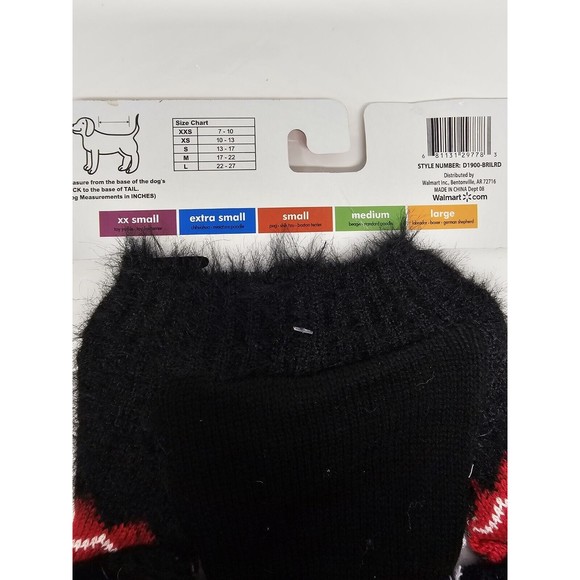 Doggie Sweater Nwt Size Small Pug Shih Tzu Boston Terrier - Picture 4 of 6